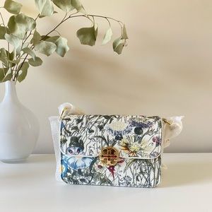 Tory Burch Duet Melody Floral Mini Crossbody Bag